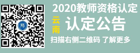 云南省教师资格认定 公告内容